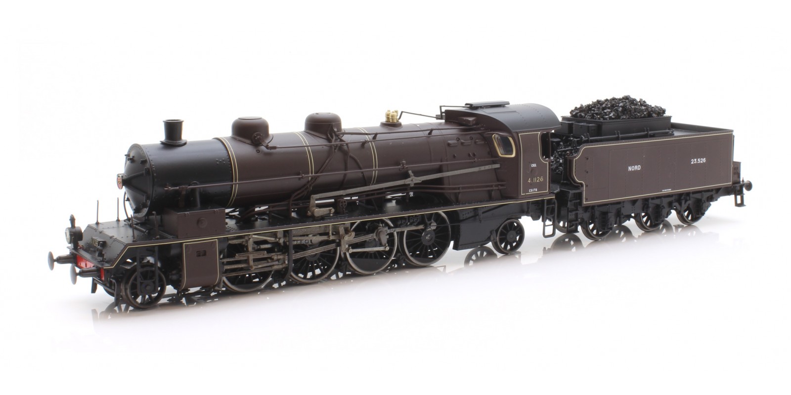 REMB155S Gauge H0 Class 141 A steam locomotive of the Nord, epoch II with sound